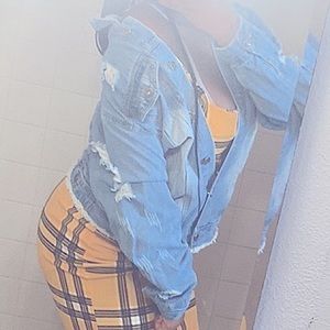 It’s a backless dress and it goes great with a black shirt